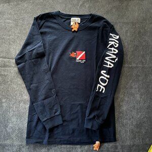 Piraña Joe Belize Dark Navy LS (S)